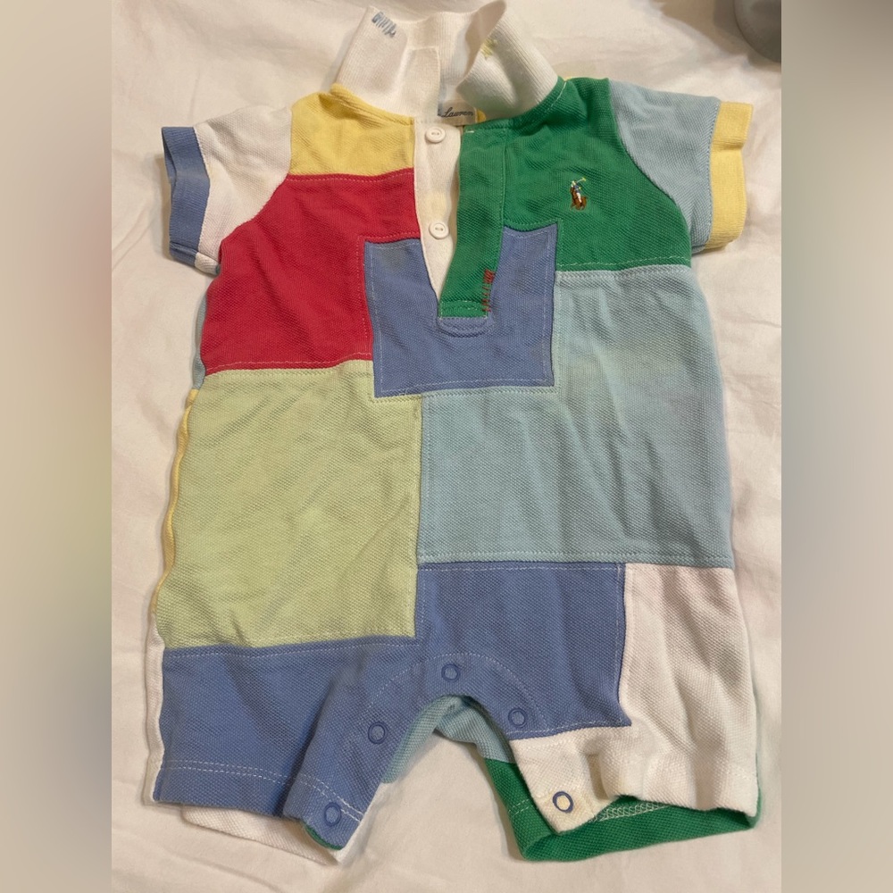 Polo by Ralph Lauren baby romper..